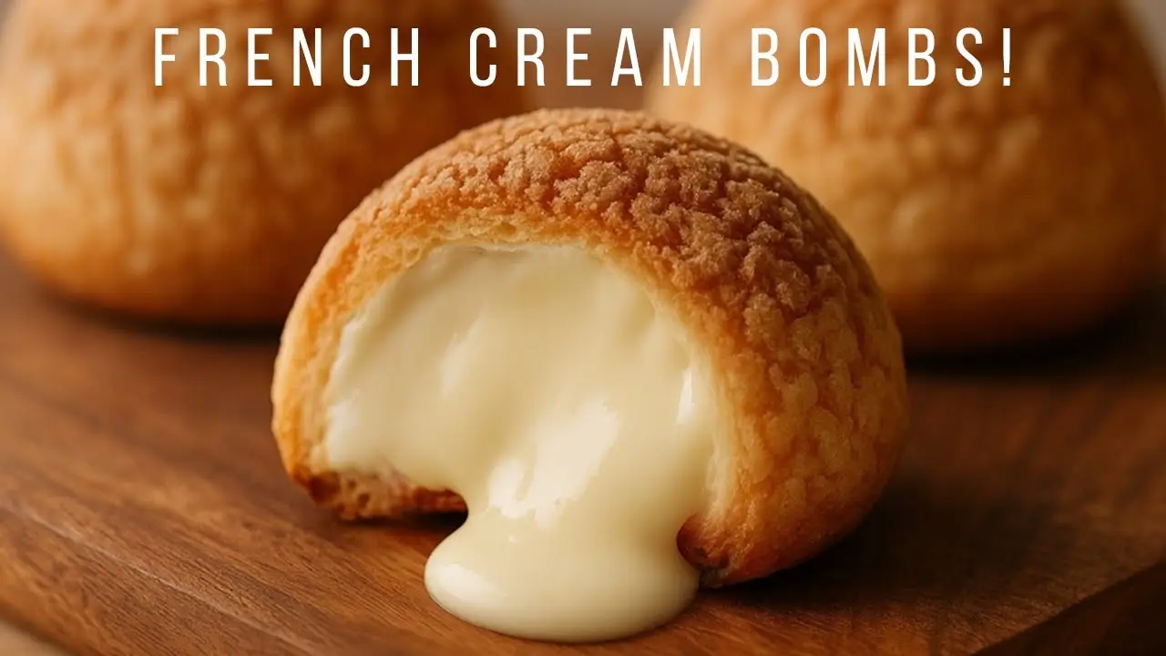 From Simple Ingredients to Stunning Cream Puffs (French Choux au Craquelin)